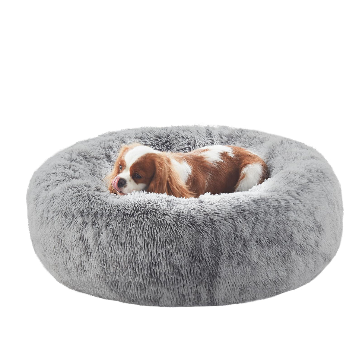 BedStill cama para perro donut de 30 pulgadas, ideal para dormir cómodo.