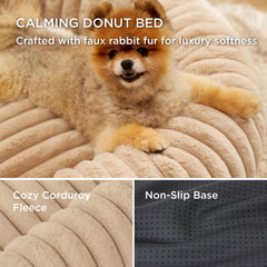 Bedsure Cama para Perro: base antideslizante para mayor seguridad al moverse.