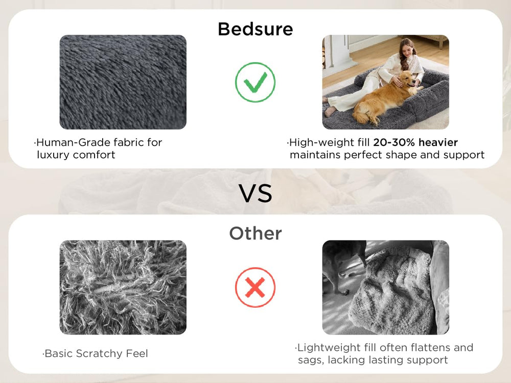 Bedsure borde acolchado ofrece confort y seguridad al dormir.