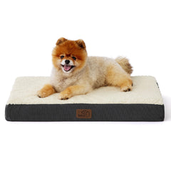 Bedsure cama para perro pequeño con espuma relieve para apoyo articular