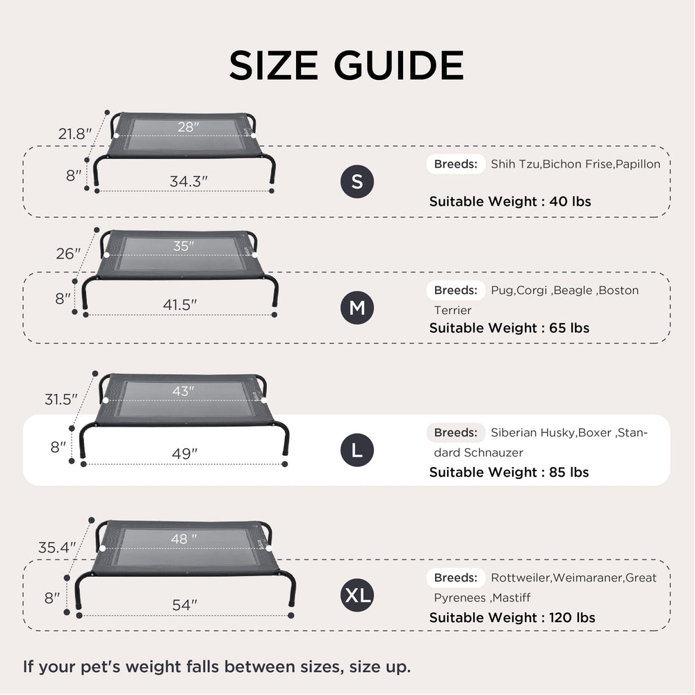 Bedsure cama para perro uso interior exterior gris versátil