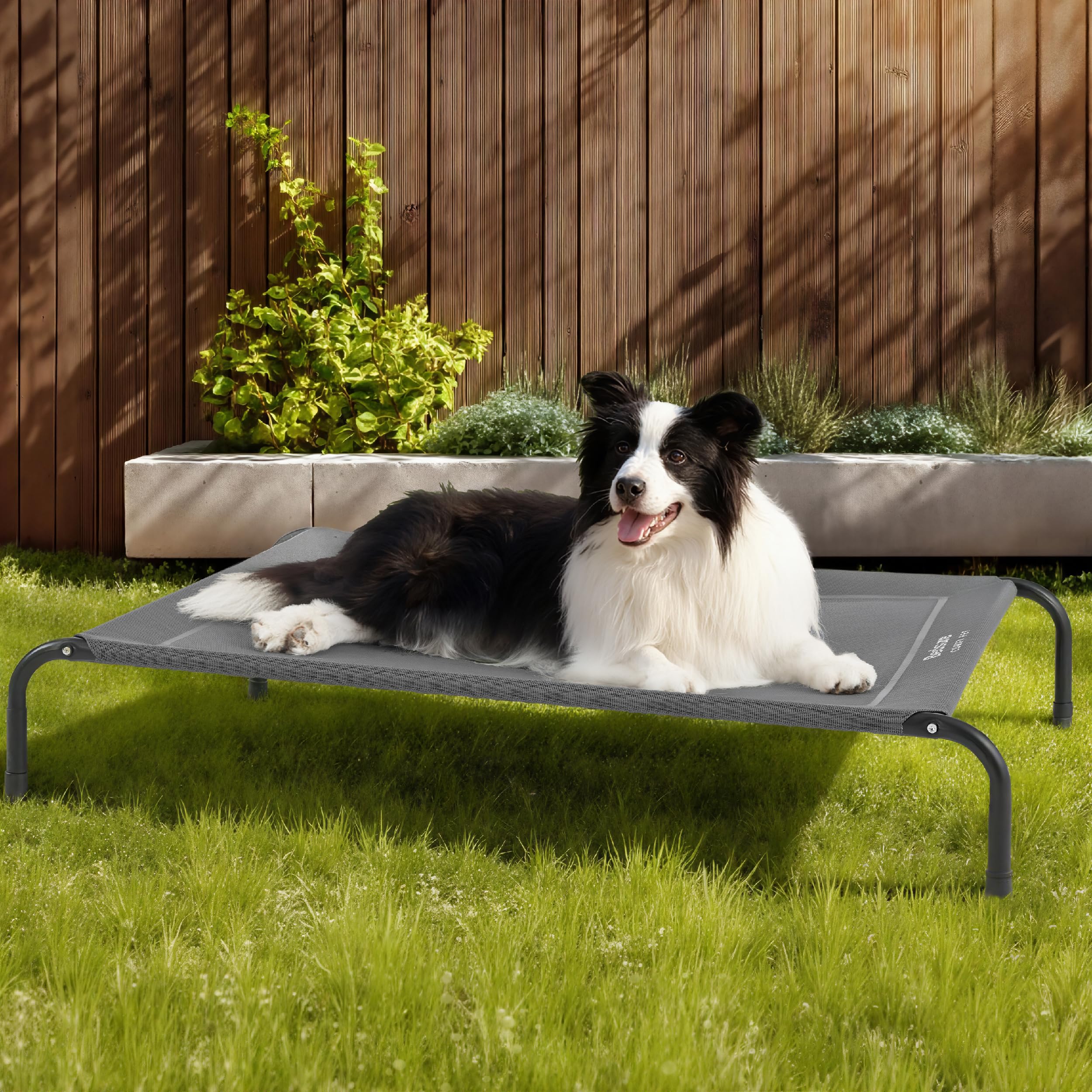 Bedsure cama con ventilación de malla gris, flujo de aire