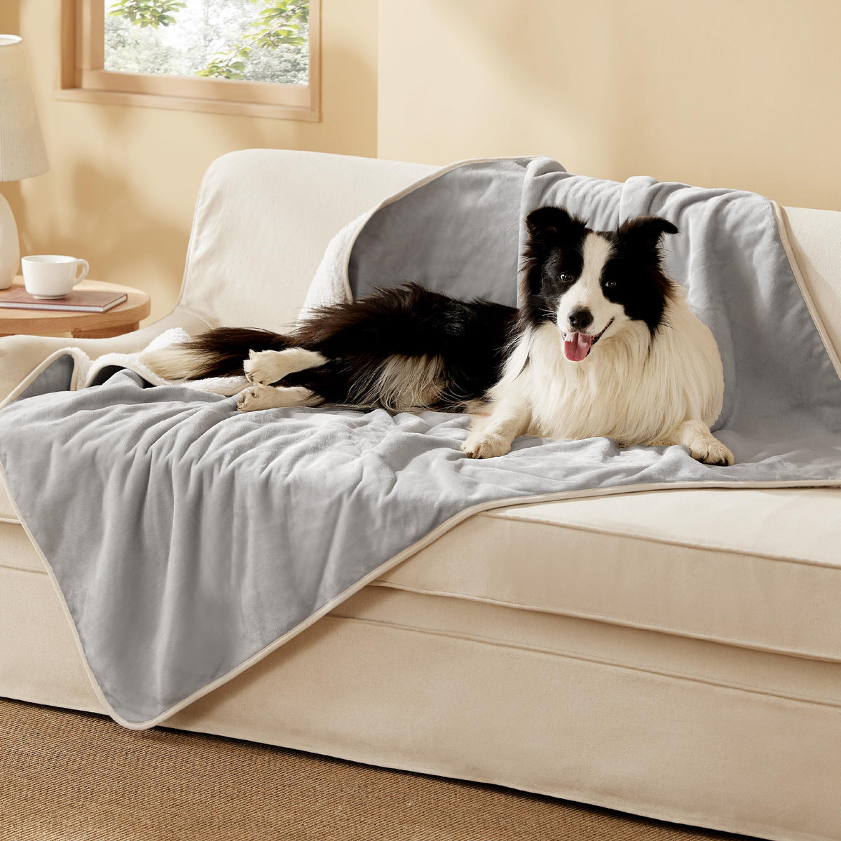 Bedsure manta impermeable para perro grande protege el sofá de derrames