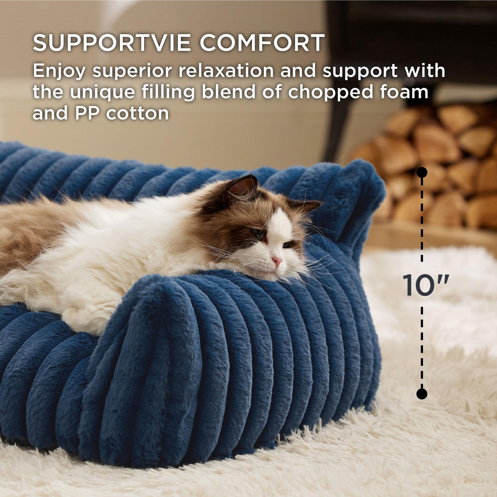 Bedsure ComfyFleece: soporte de cabeza con tres caras para mejor descanso.