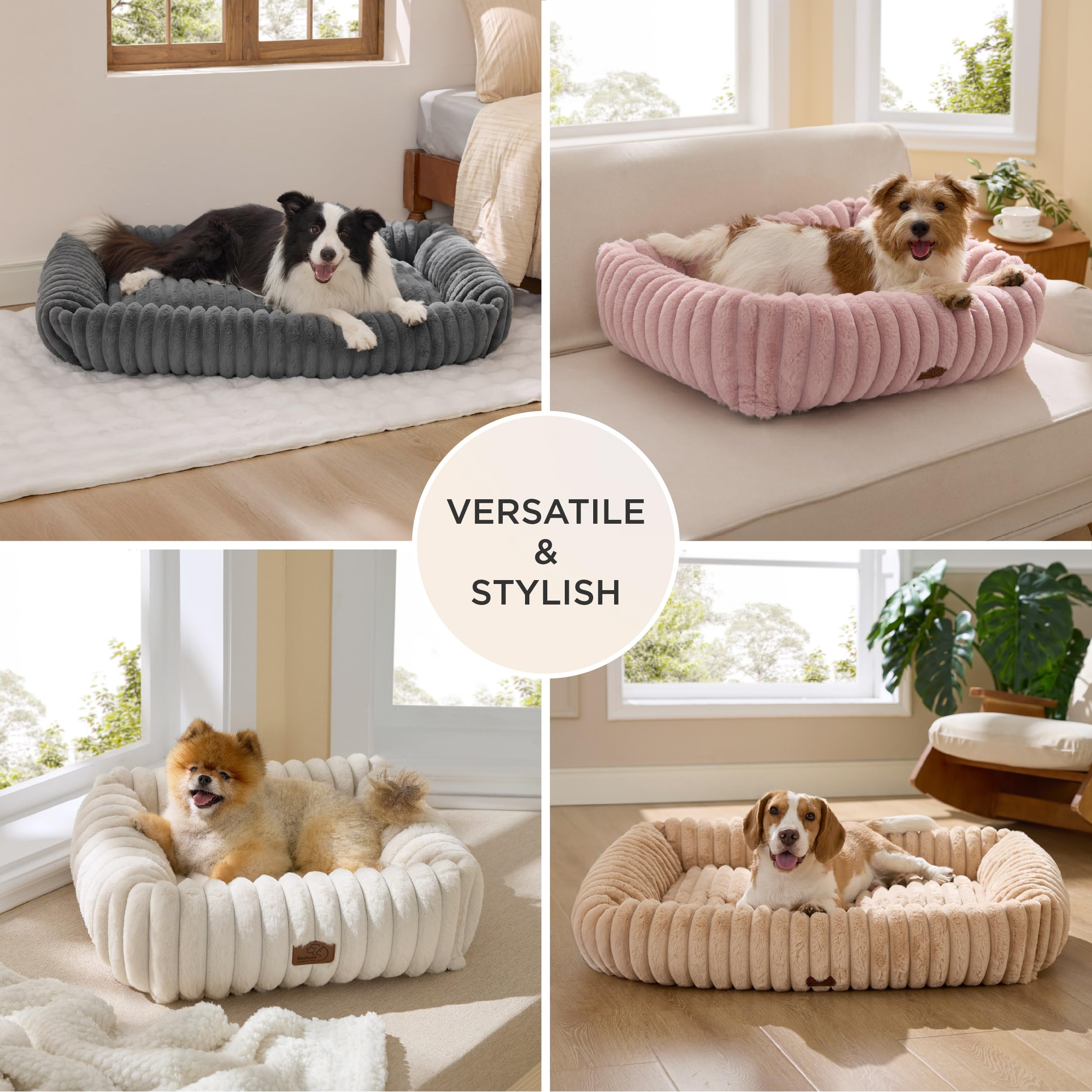 Bedsure ComfyFleece funda desmontable lavable, fácil de limpiar