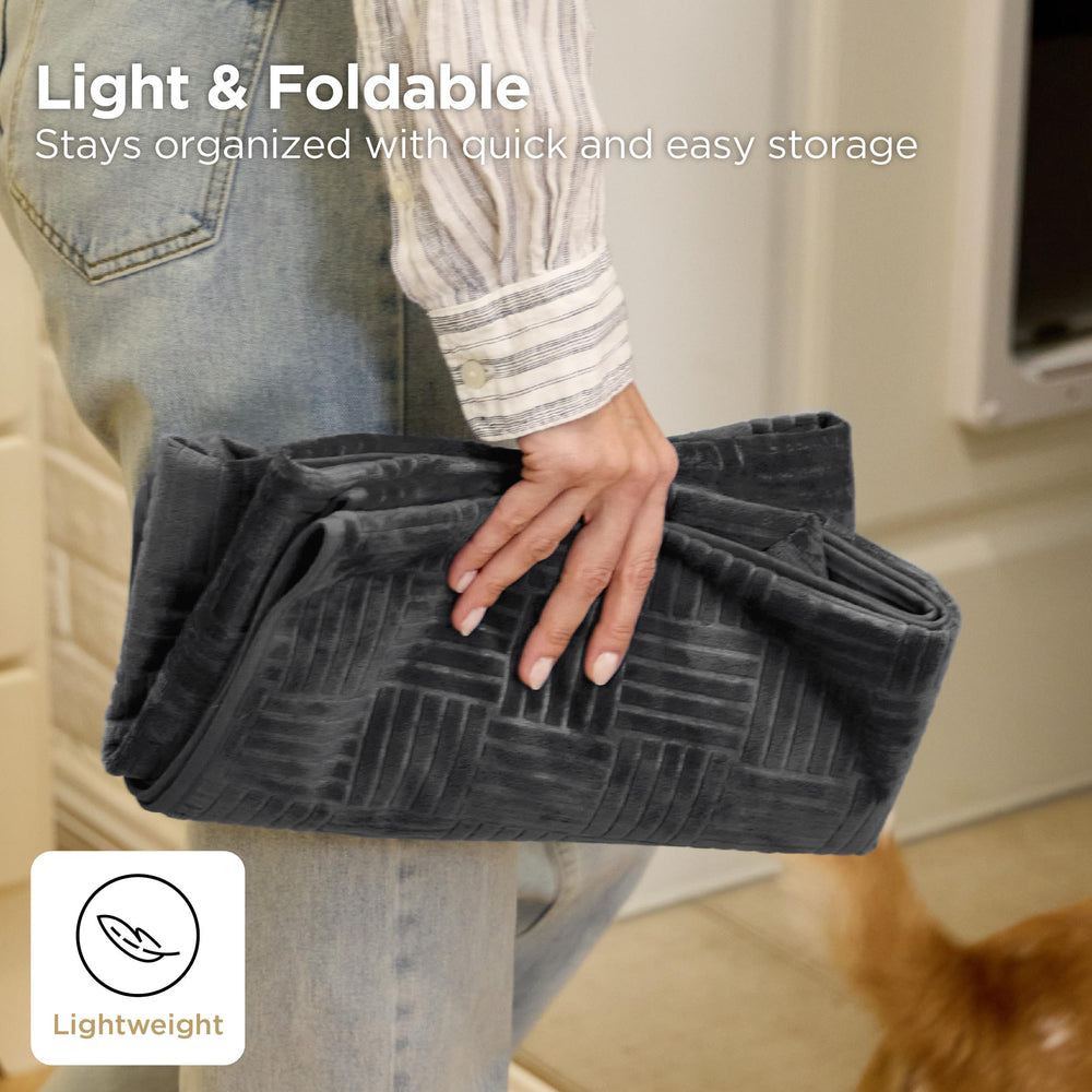 Bedsure funda lavable para muebles; diseño moderno.