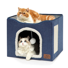 Bedsure cama cueva para gatos, espacio privado para descanso