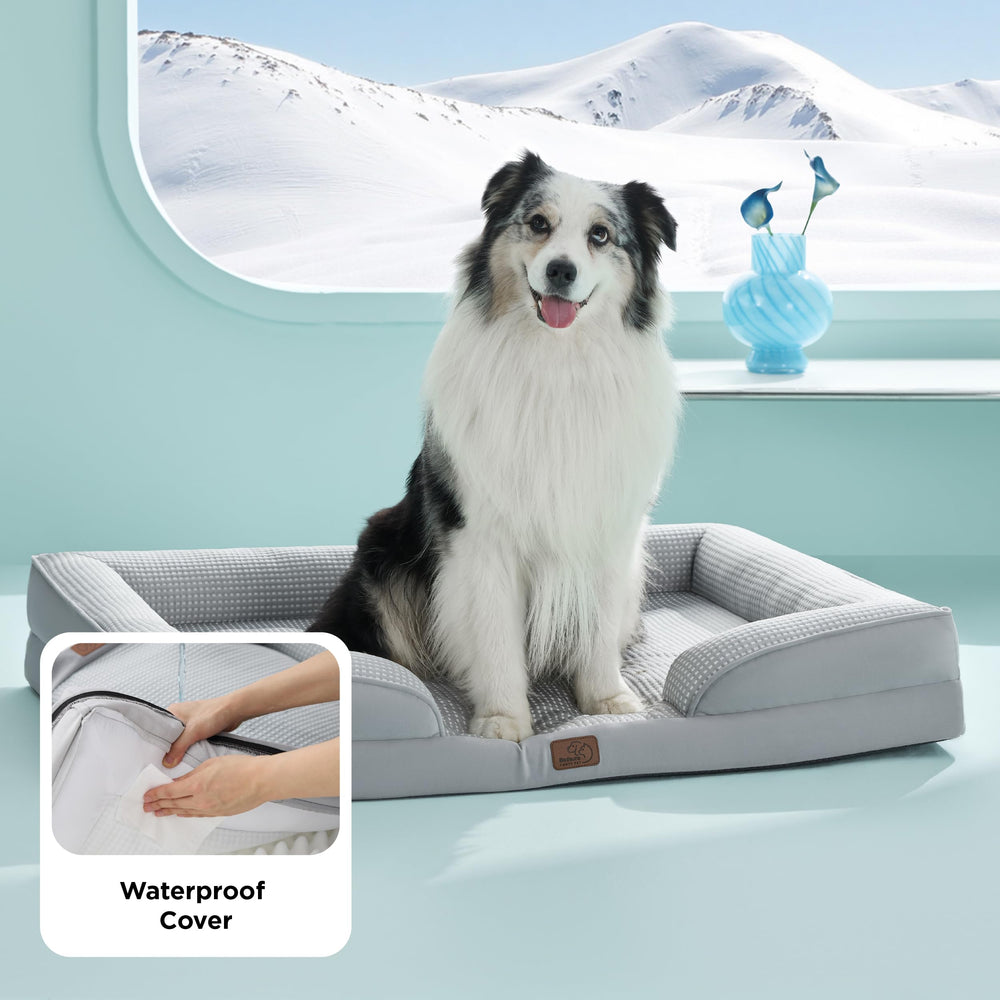 Bedsure L Plus: funda impermeable y desmontable facilita el cuidado tras derrames.