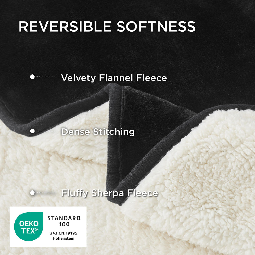 Bedsure manta doble cara reversible: cambia estilo y sensación sin esfuerzo.