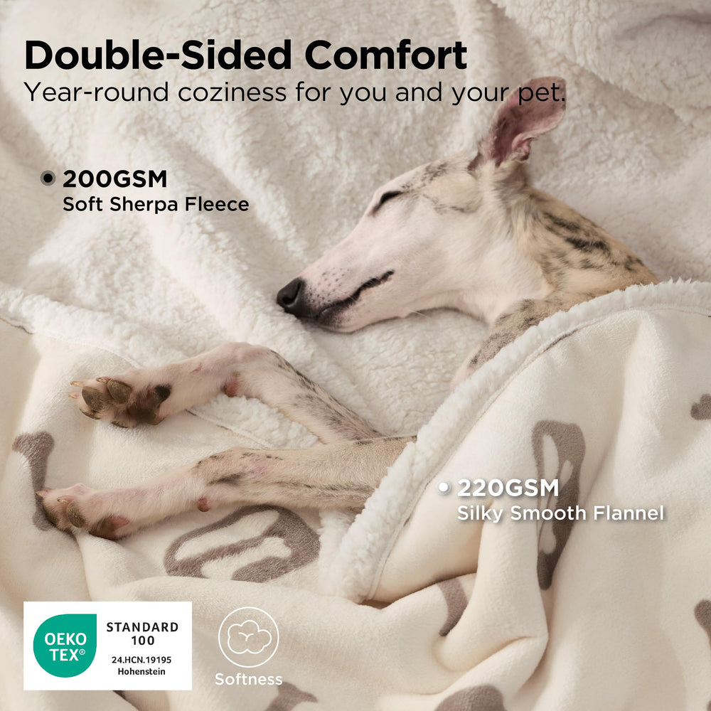 Bedsure manta doble cara sherpa y flannel ofrece confort reversible