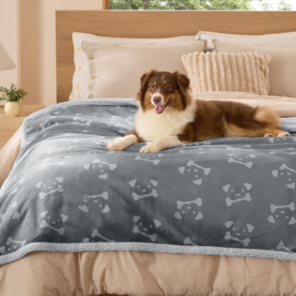 Bedsure manta 50x60, tamaño ideal para perros grandes y camas compartidas