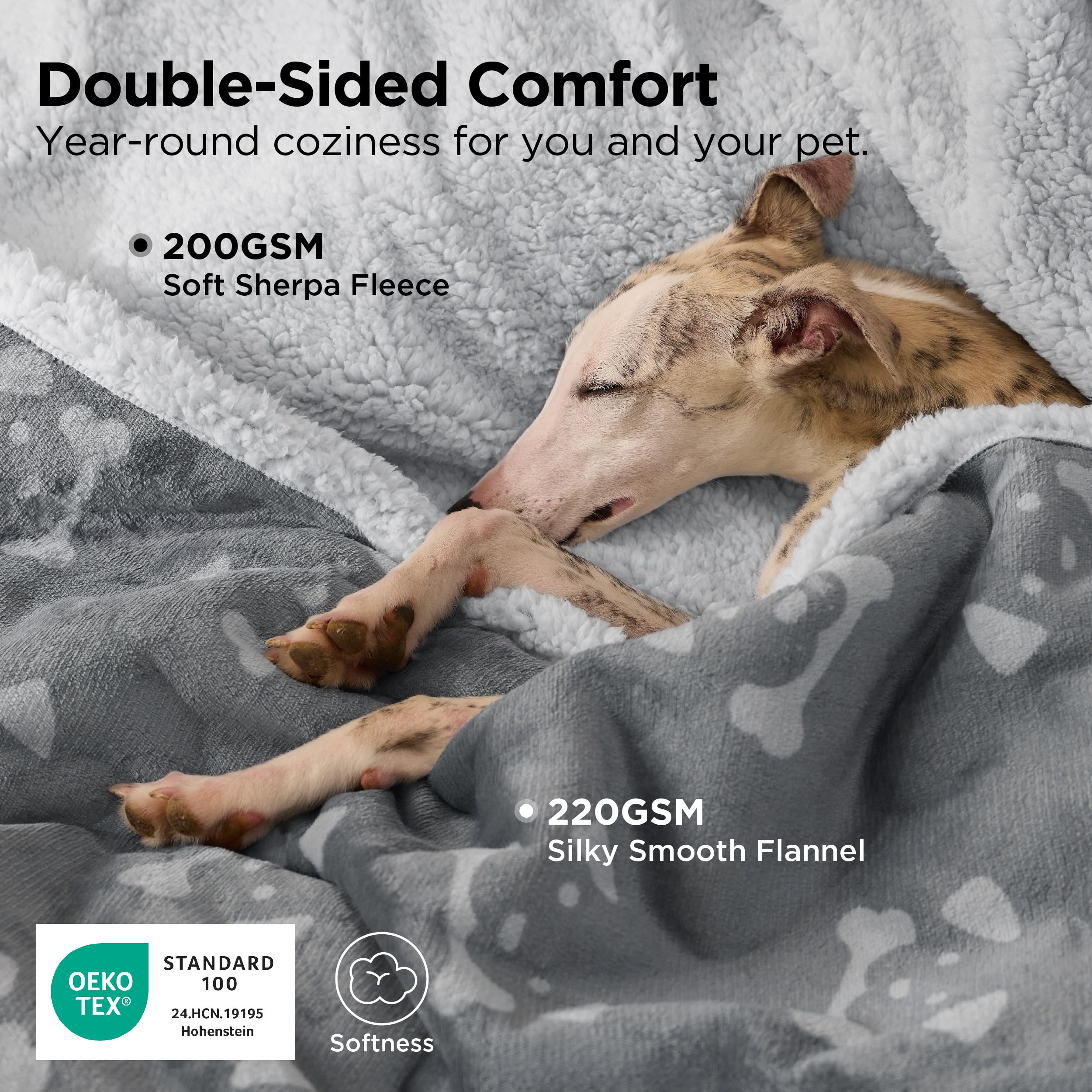 Manta impermeable Bedsure para cama protege superficies de dormir.