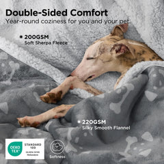Manta impermeable Bedsure para cama protege superficies de dormir.