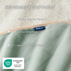 Bedsure manta-impermeable-doble-cara-proteccion protege sofá y cama frente a derrames y humedad.