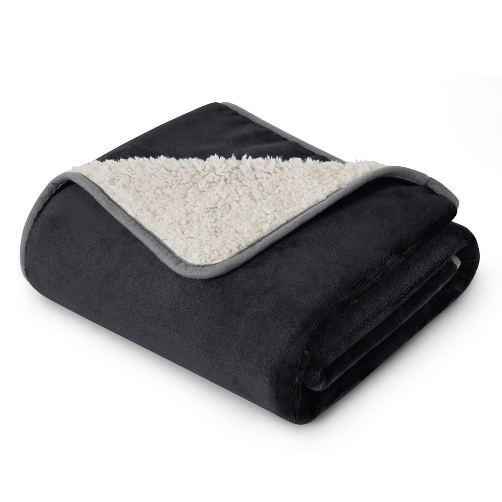 Bedsure manta impermeable sherpa, protege contra líquidos y mantiene cálido