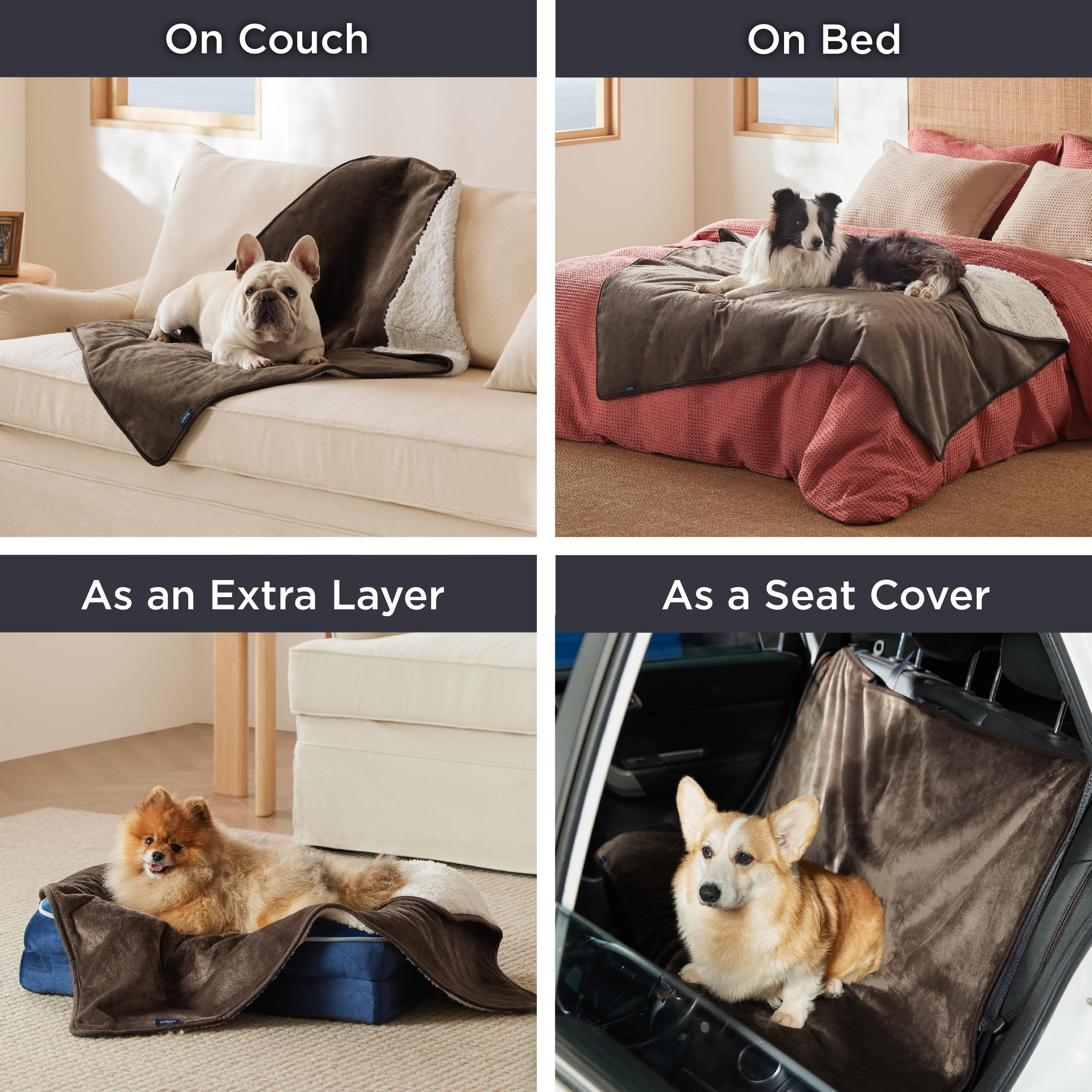 Manta ligera Bedsure para viaje, fácil de transportar y limpiar.