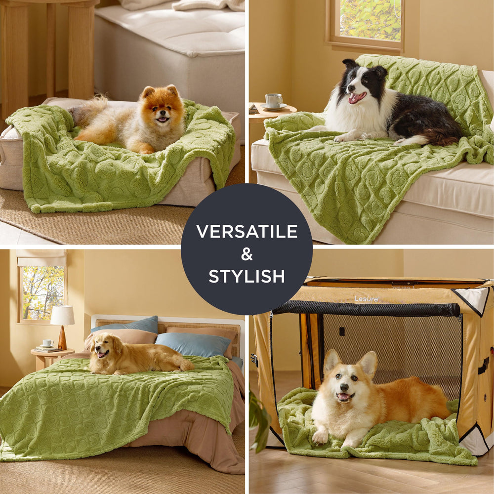 Bedsure manta para perro pequeño, diseño estilizado y cómodo.