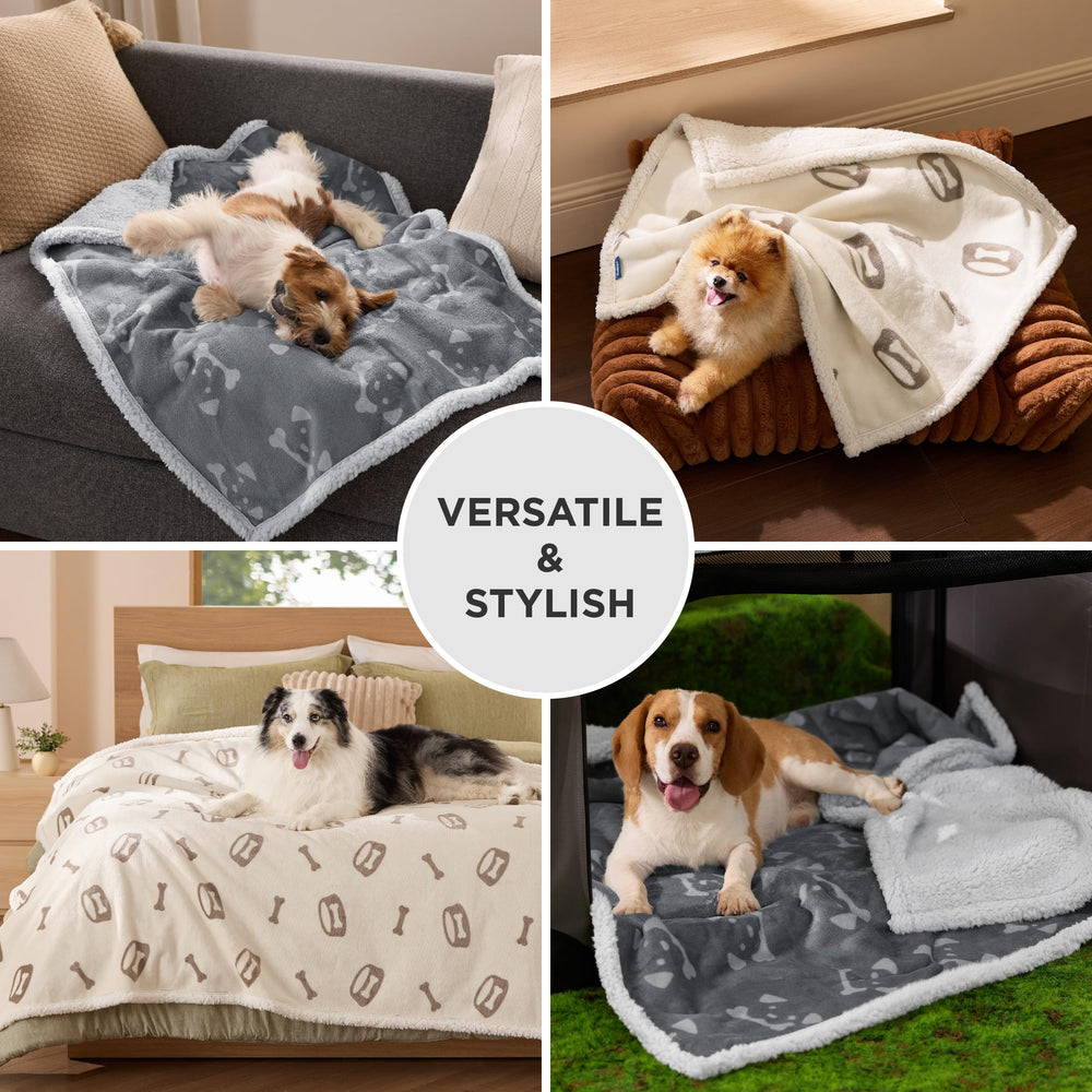 Bedsure manta uso diario para mascotas en áreas de descanso del hogar.