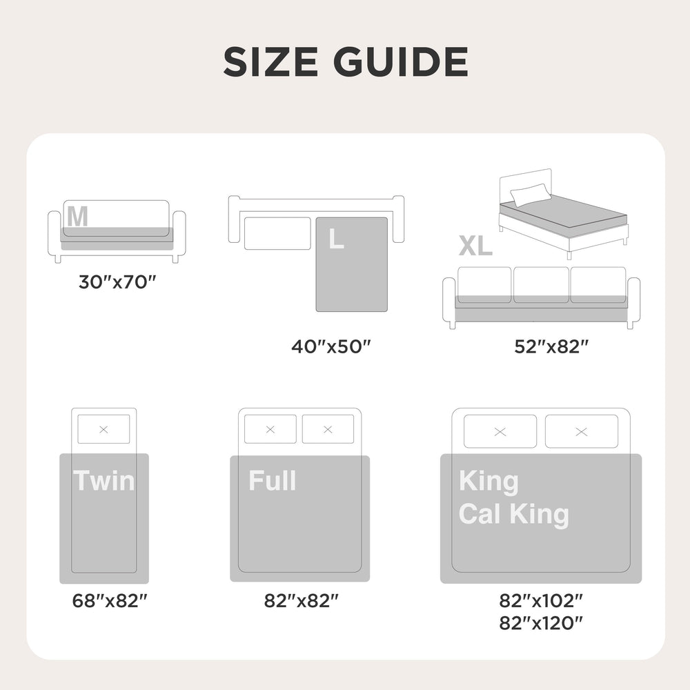 Bedsure protección de muebles con diseño contemporáneo que se integra al hogar.