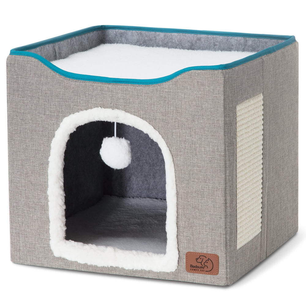 Bedsure rascador de sisal y bola colgante para mantener al gato entretenido