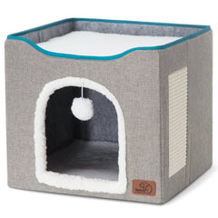 Bedsure rascador de sisal y bola colgante para mantener al gato entretenido