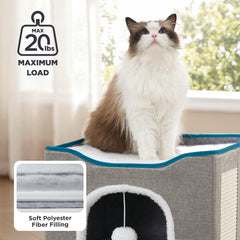 Bedsure rascador de sisal en pared para uñas y juego.