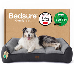 Bedsure SupportMax XL, cama ortopédica para perros grandes, soporte estable para articulaciones.