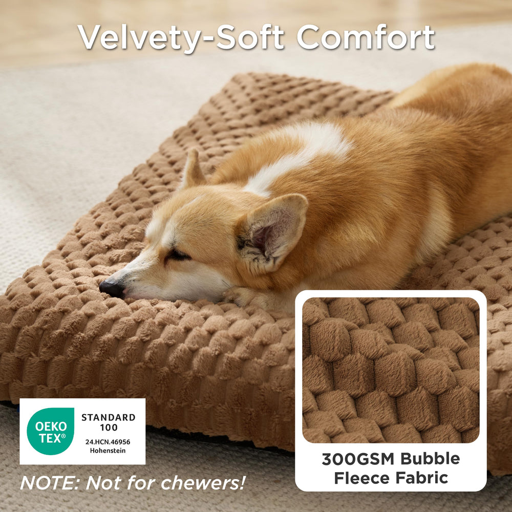 Bedsure tejido bubble fleece texturizado 300gsm, suavidad envolvente