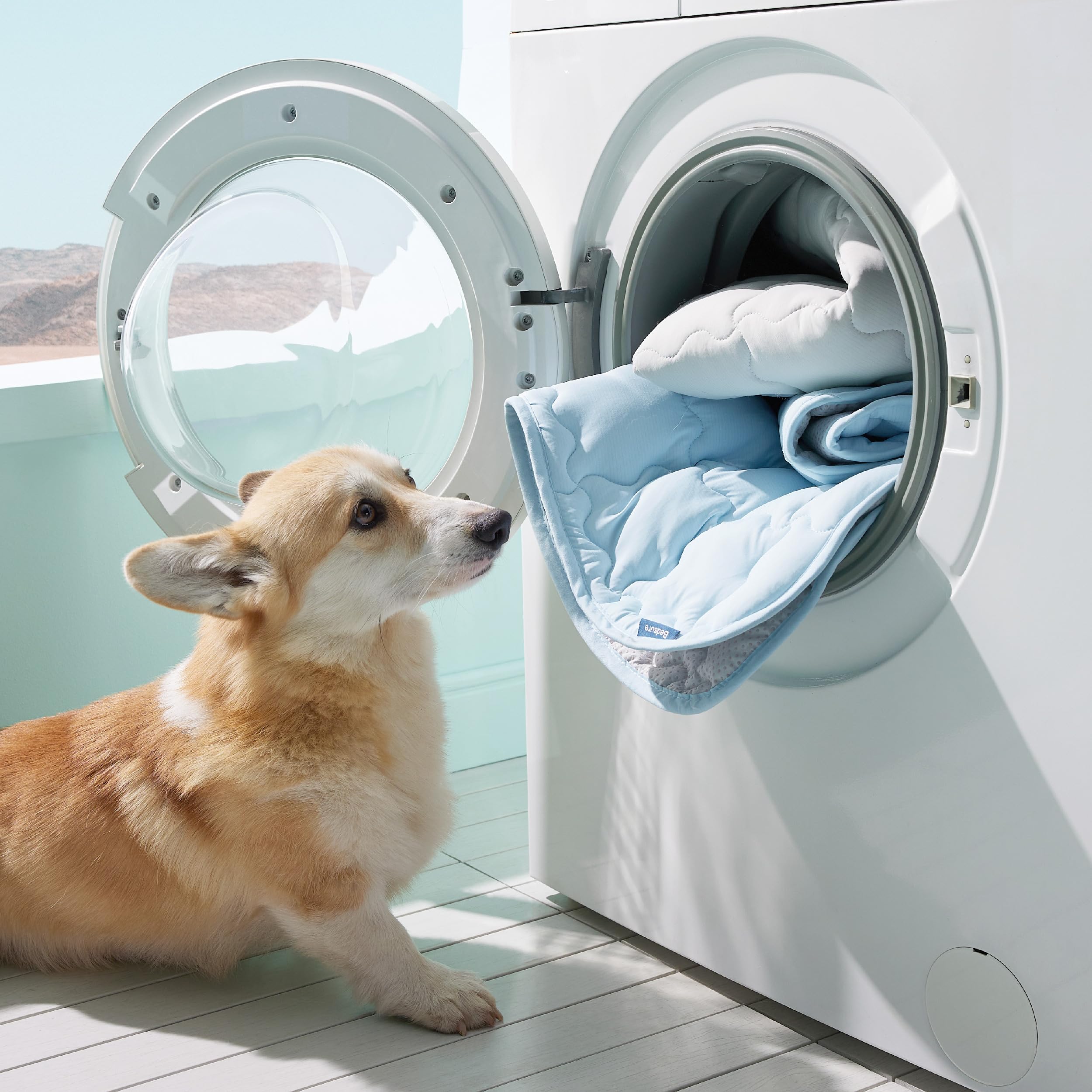Bedsure tejido transpirable de almohadilla para perro