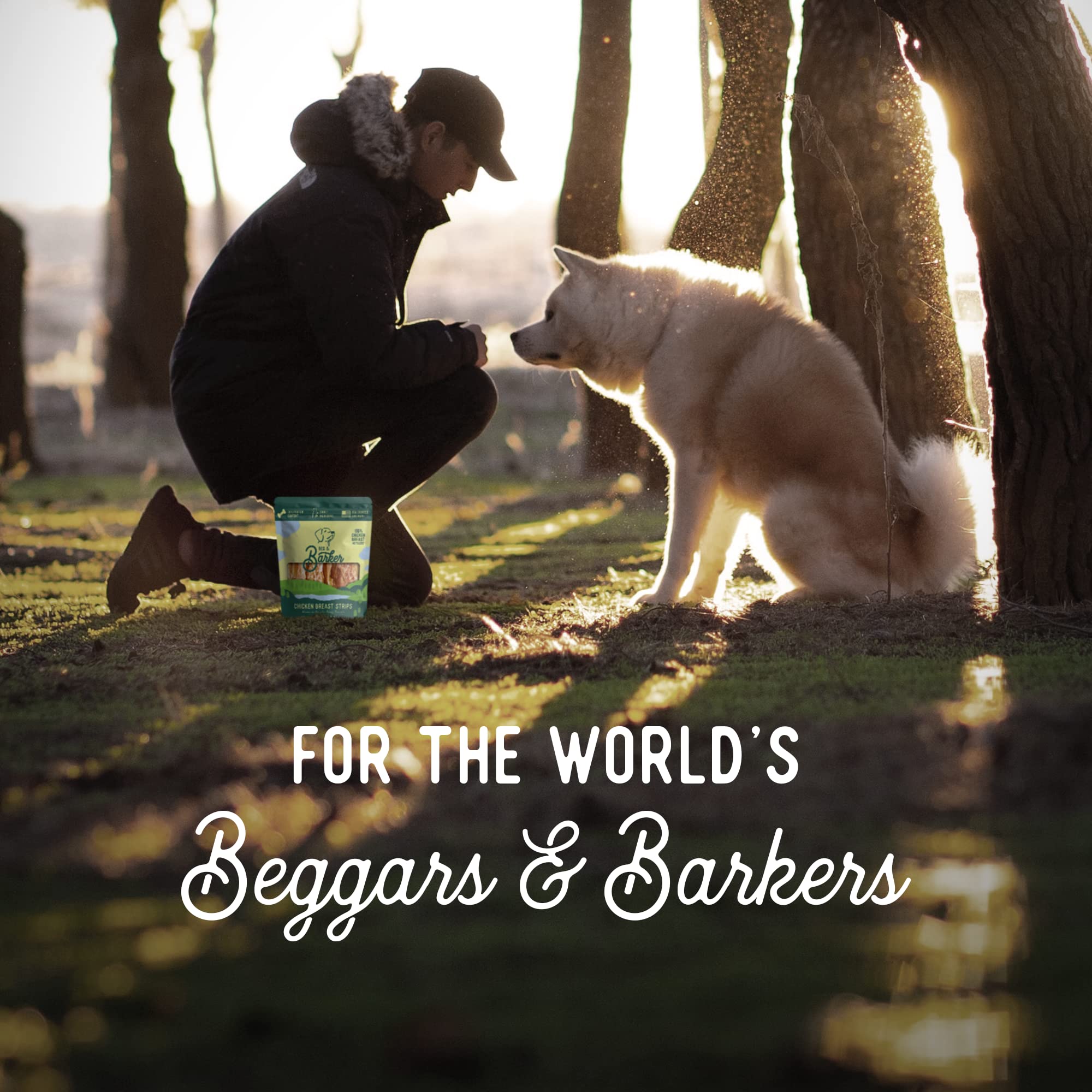 Beg & Barker Chicken Jerky: sin azúcares añadidos, snack diario sin remordimientos.