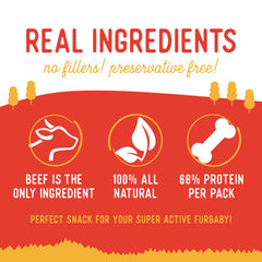 Beg & Barker jerky higado de res, snack natural para el dia a dia del perro