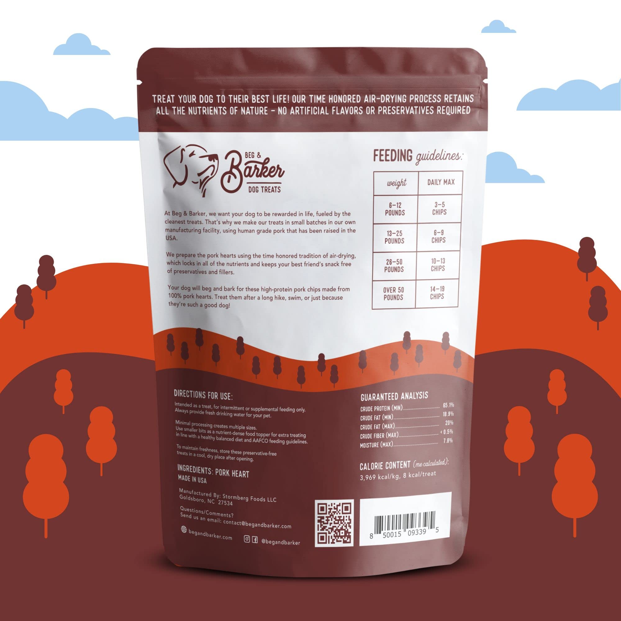 Beg & Barker trocito de cerdo para perros tamaño ideal para entrenamiento.
