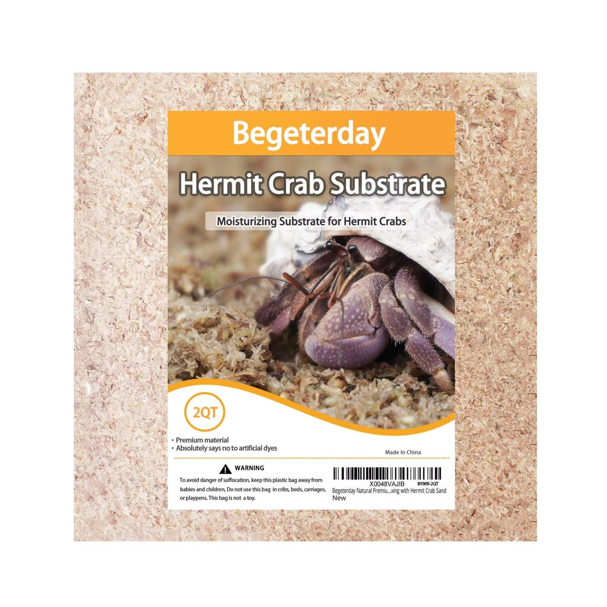 Begeterday musgo sphagnum copo expandido para sustrato húmedo de terrario.