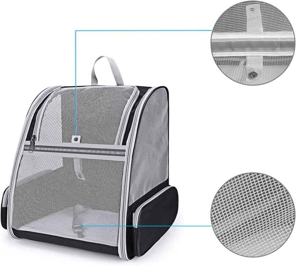 BEIKOTT Mochila transporte interior con almohadilla suave para mascotas