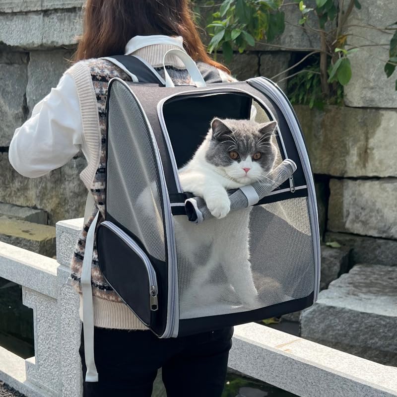 BEIKOTT Mochila transporte soporta hasta 13 libras para mascotas pequeñas