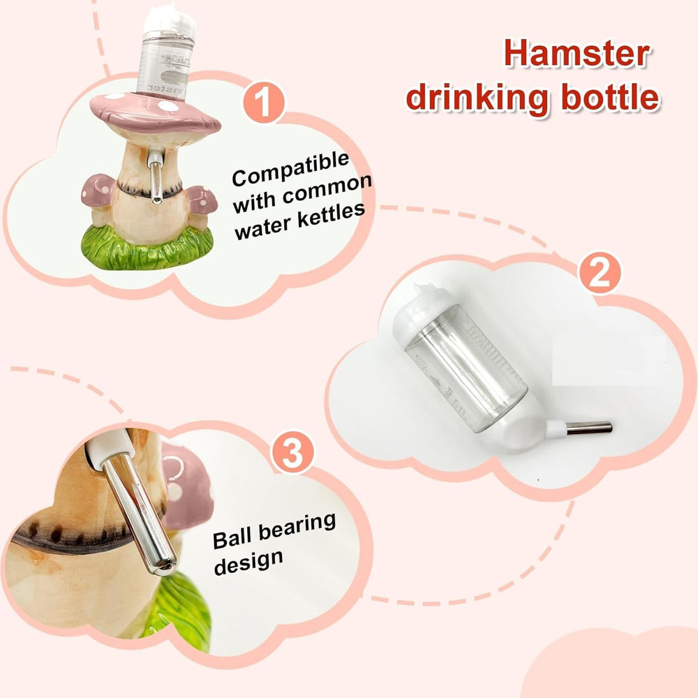 BELEATAL cuenco de alimento para hamster, alimentación limpia y ordenada.