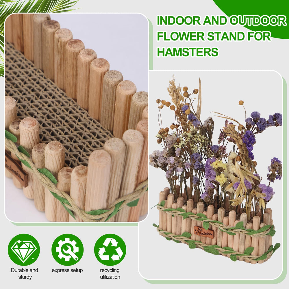 BELEATAL decoración ecológica madera: añade encanto natural a la jaula