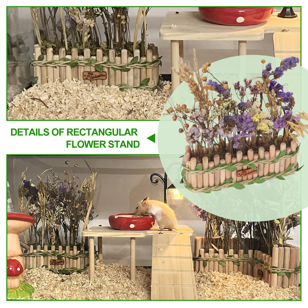 BELEATAL soporte alimentación madera natural: opción ecológica para pequeños roedores