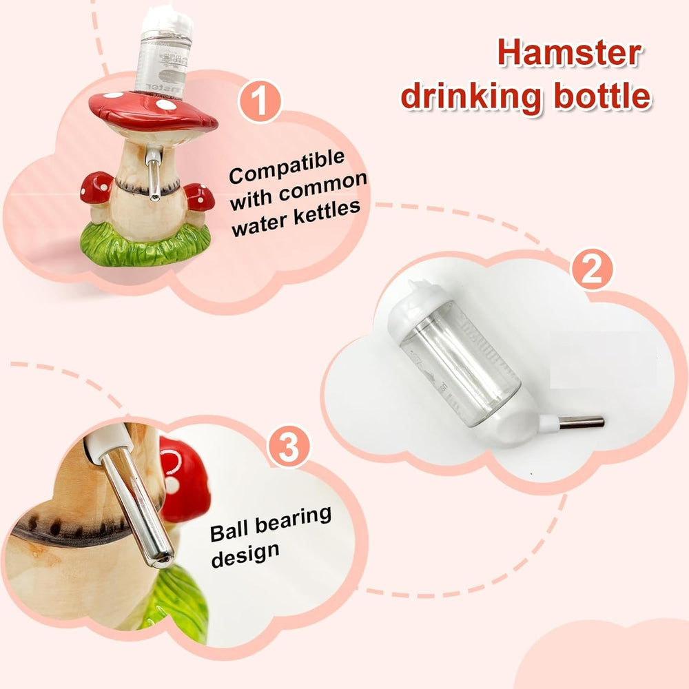 BELEATAL tazón de alimentación para hámster, fomenta comidas balanceadas.