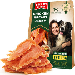 Beloved Pets jerky de pollo para perros, premio sabroso y fuente de proteína.