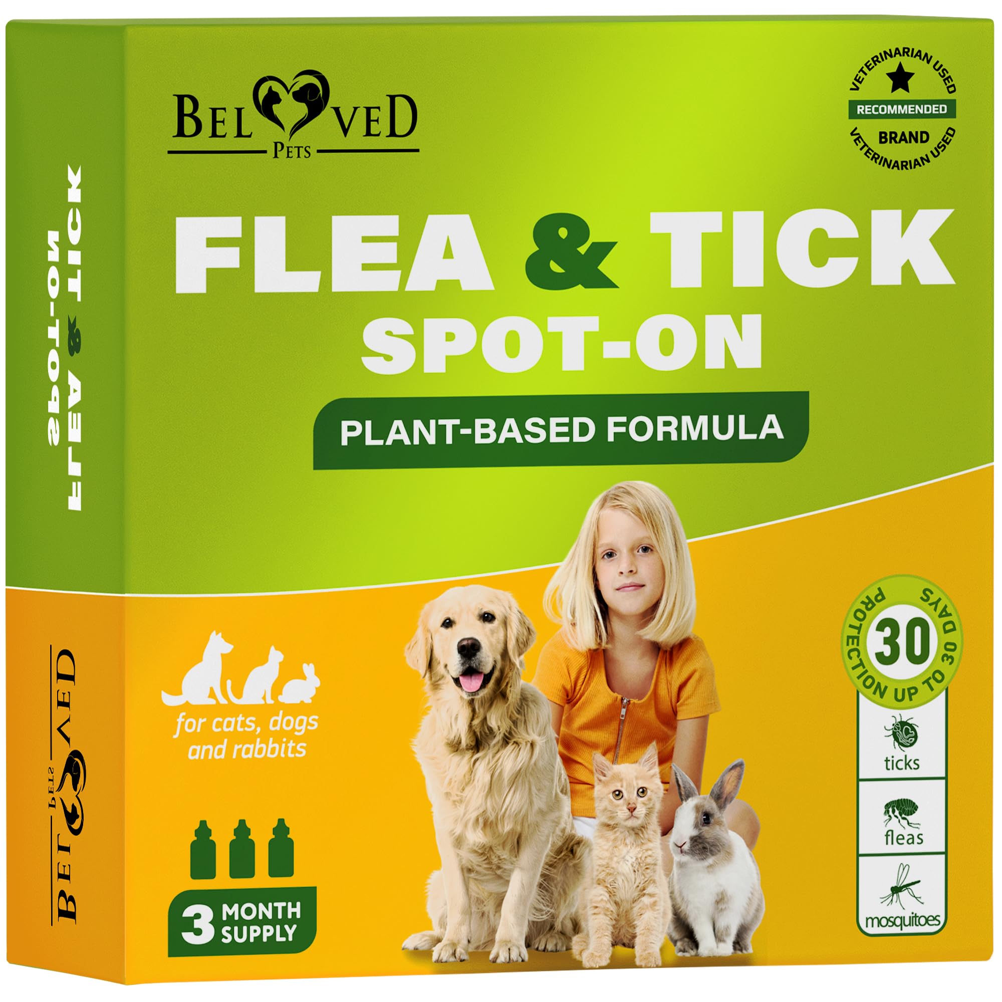 Beloved Pets previene pulgas y garrapatas en mascotas pequeñas, protección rápida.