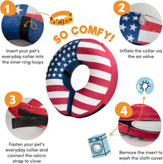 BENCMATE collar donut inflable para gatos, protege zonas sensibles