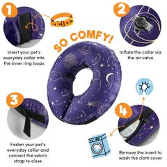 BENCMATE cono donut para perro tras cirugía protege la zona sensible