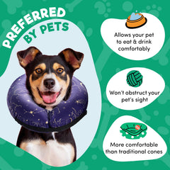BENCMATE cono inflable para gato, fácil de limpiar y cómodo