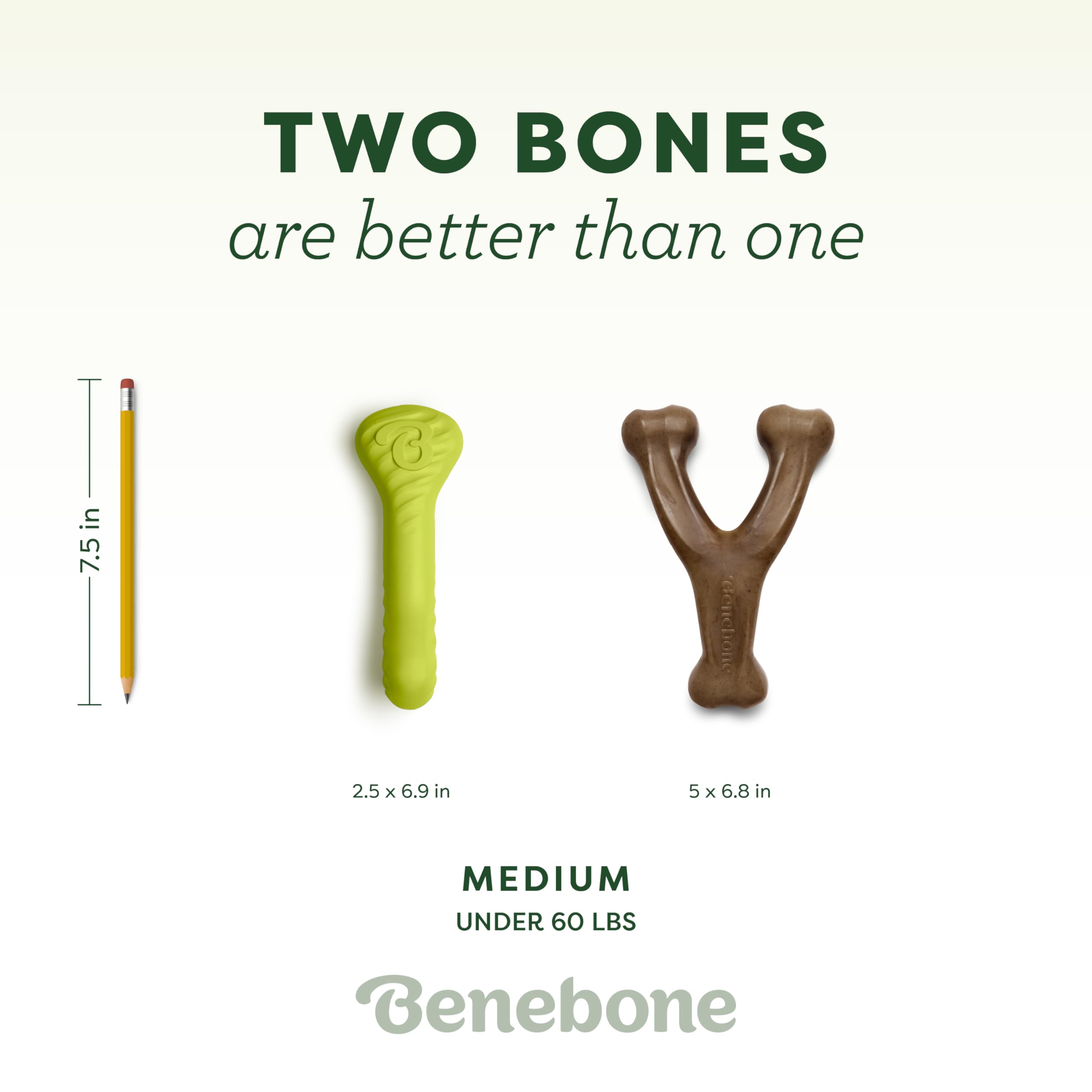 Benebone agarre cómodo: fácil de recoger para perros activos