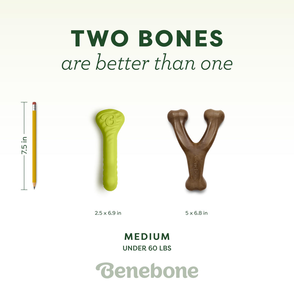 Benebone agarre cómodo: fácil de recoger para perros activos