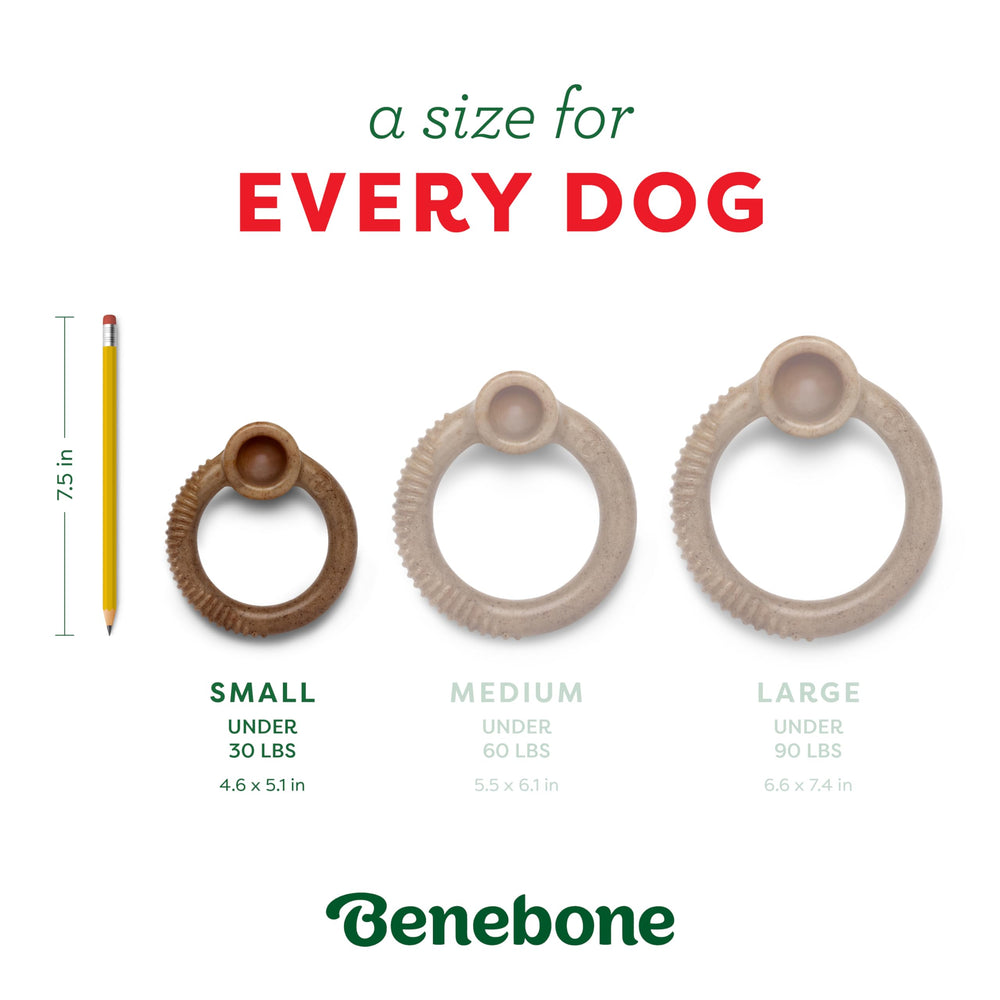 Benebone Peppermint Ring, aroma fresco de menta para promover la diversión.