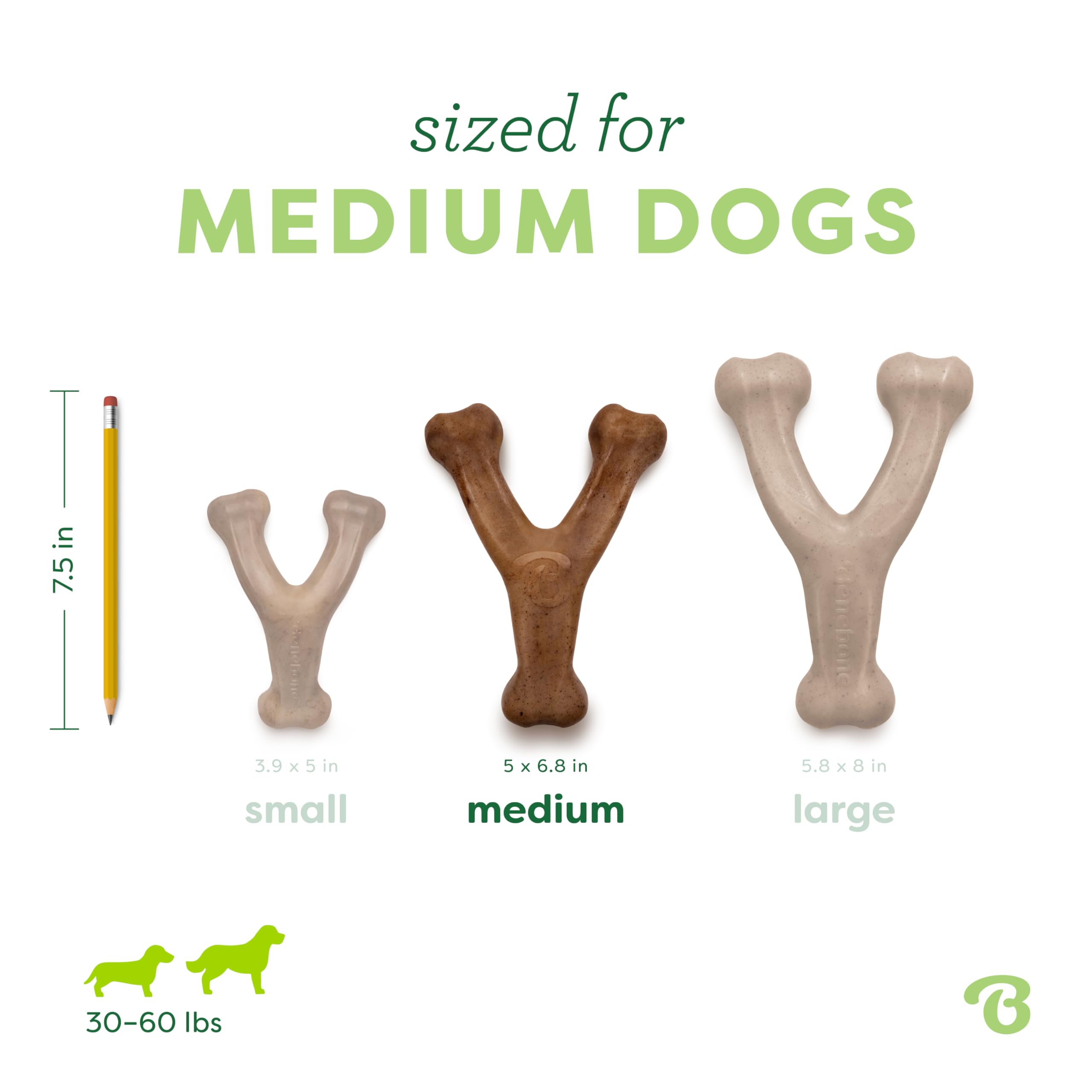 Benebone, diseño resistente para perros masticadores intensos y limpieza suave
