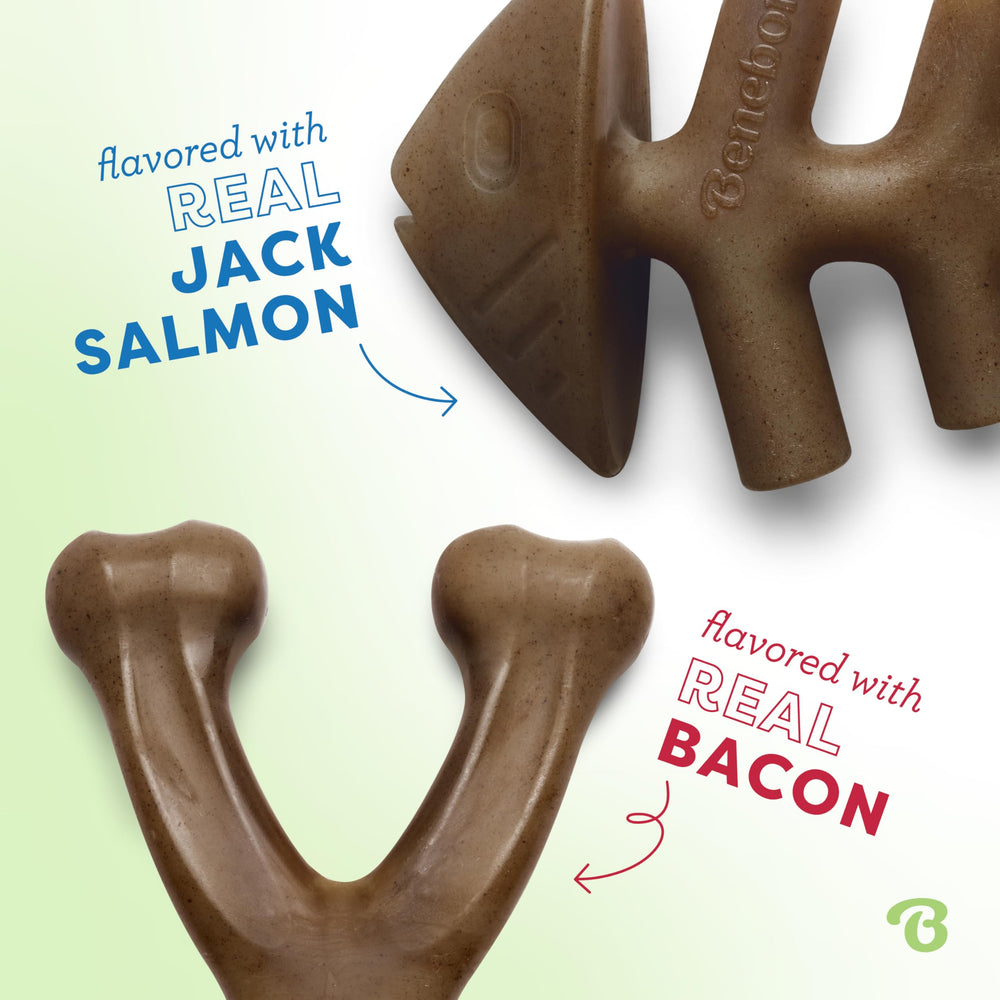 Benebone hueso-pescado-real para estimulación sensorial