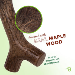 Maplestick con diseño duradero para mordidas intensas.